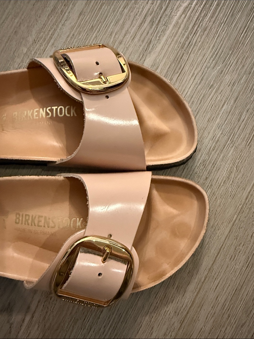 Birkenstock Madrid Big Buckle High Shine Sandals - Picture 3 of 9
